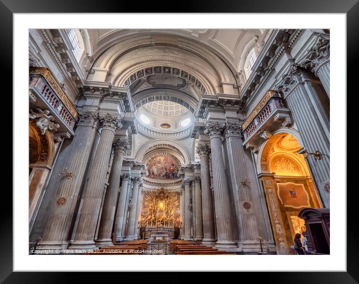 St Maria in Portico basilica in Rome Framed Mounted Print by Frank Bach