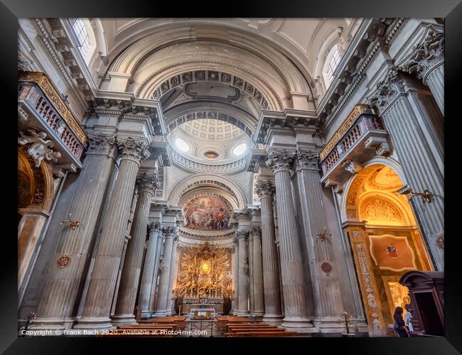 St Maria in Portico basilica in Rome Framed Print by Frank Bach