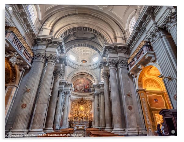 St Maria in Portico basilica in Rome Acrylic by Frank Bach