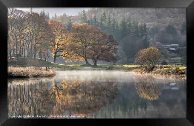River Brathay Reflections Framed Print by Phil Buckle