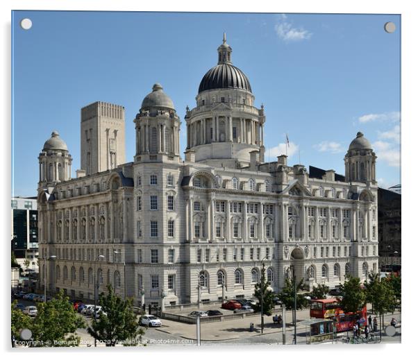 Port of Liverpool Building Acrylic by Bernard Rose Photography