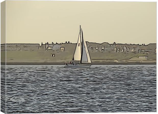 Sailing home  Canvas Print by Robert Beecham