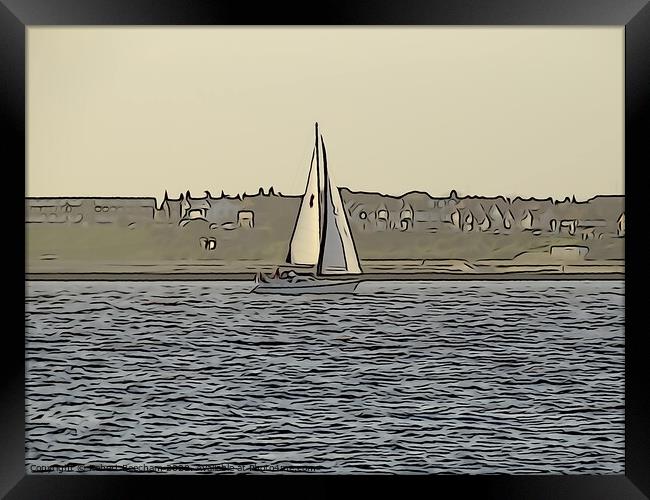 Sailing home  Framed Print by Robert Beecham