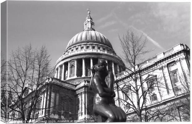 St Paul's Cathedral Canvas Print by Kevin Plunkett