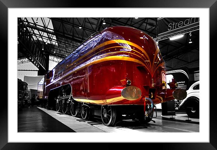 Streamlined for speed Framed Mounted Print by Rob Hawkins