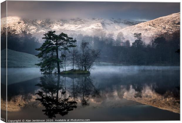 Early Tarn Hows Canvas Print by Alan Jenkinson