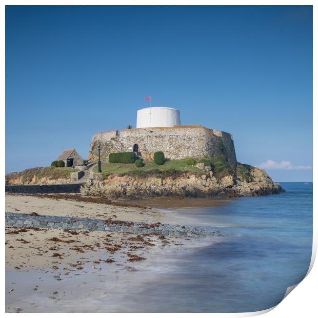 Fort Grey Guernsey Print by chris smith