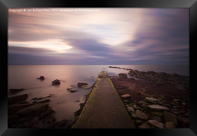 Into the Distance Framed Print by Jan Allen