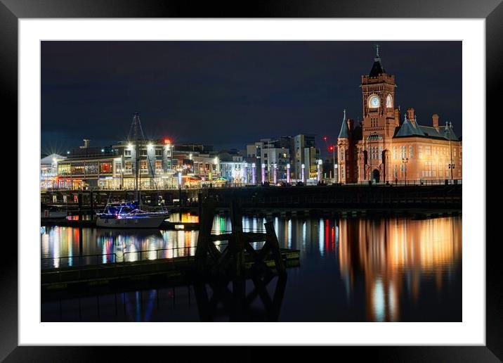 Pierhead in December Framed Mounted Print by Richard Downs