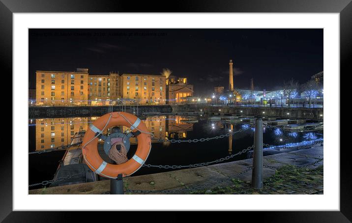 City Of Liverpool Reflections. Framed Mounted Print by Jason Connolly