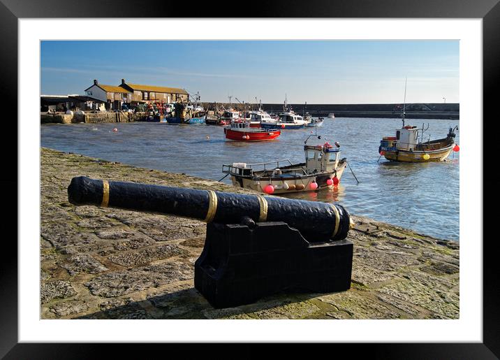 Lyme Regis Harbour from North Wall Framed Mounted Print by Darren Galpin