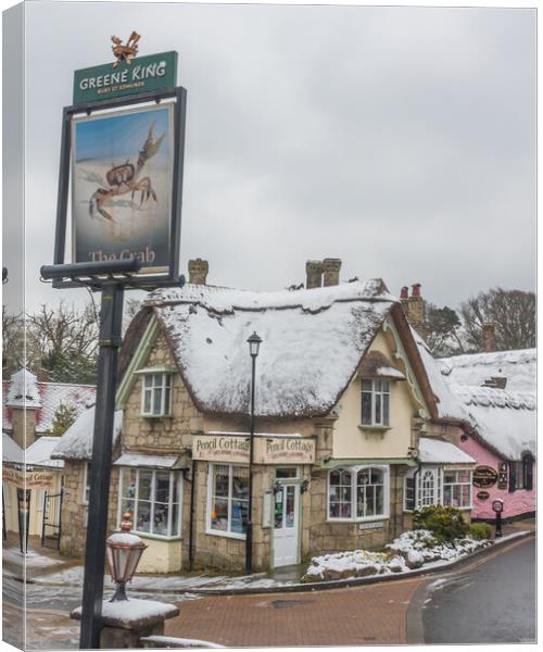 Shanklin Old Village Canvas Print by Graham Custance