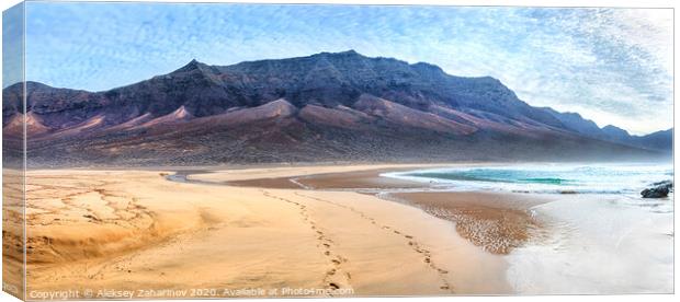 Cofete Beach, Fuerteventura Canvas Print by Aleksey Zaharinov