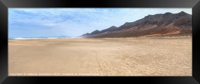 Cofete Beach, Fuerteventura Framed Print by Aleksey Zaharinov