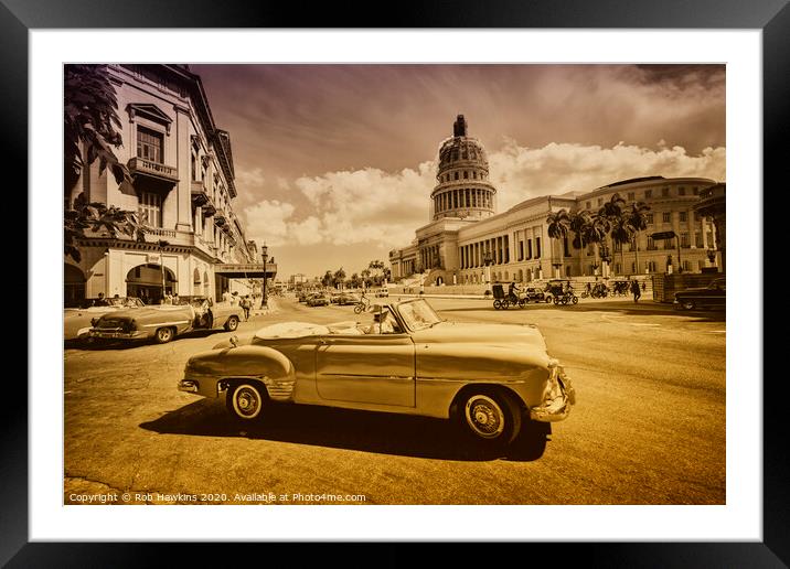 Capitol Convertible Framed Mounted Print by Rob Hawkins