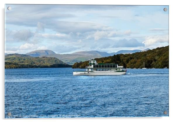 The Swift on Lake Windermere   Acrylic by Diana Mower
