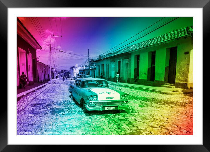 Trinidad Rainbow Framed Mounted Print by Rob Hawkins