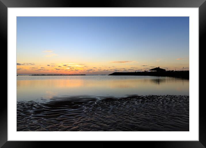 Fuerteventura sunrise Framed Mounted Print by chris smith