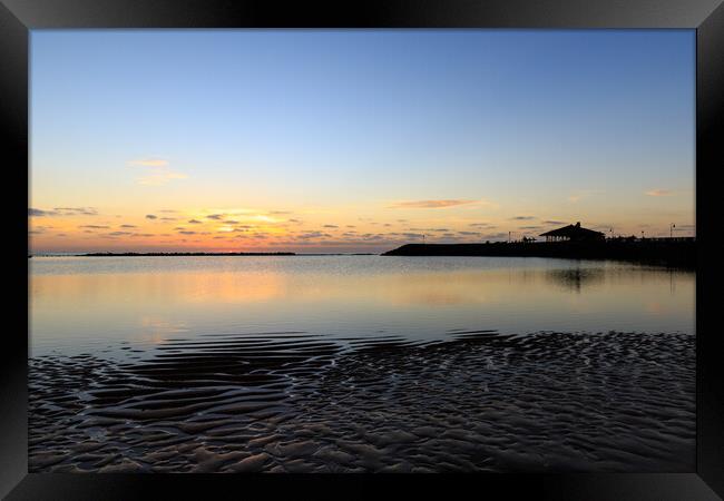 Fuerteventura sunrise Framed Print by chris smith