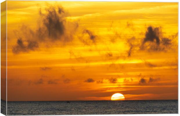 Fuerteventura sunrise Canvas Print by chris smith