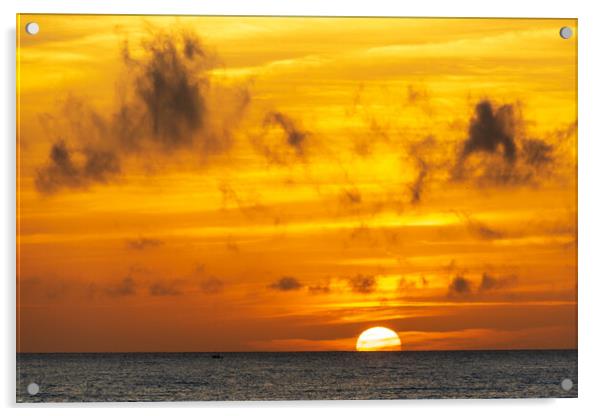Fuerteventura sunrise Acrylic by chris smith