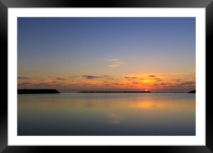 Fuerteventura sunrise Framed Mounted Print by chris smith