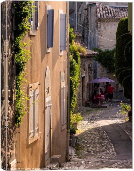 Vaison-la-Romaine Carpentras Provence-Alpes-Côte d Canvas Print by Chris Warren