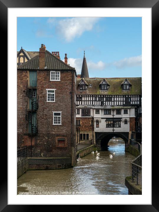 Lincoln - River Witham  Framed Mounted Print by Lisa Hands