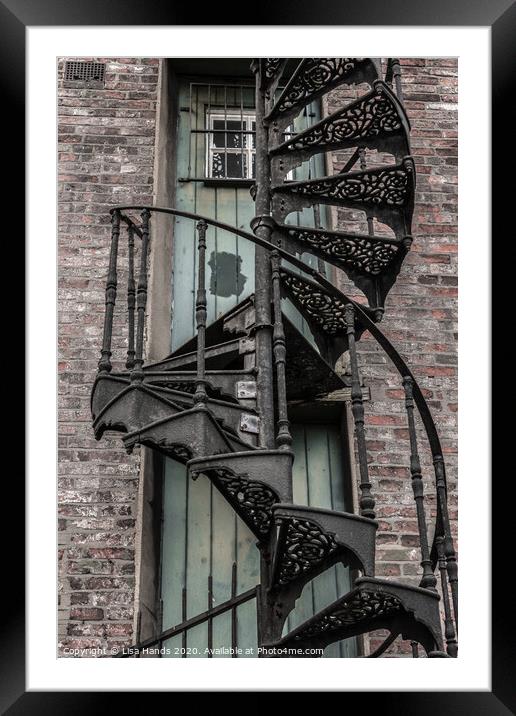 The Staircase Framed Mounted Print by Lisa Hands