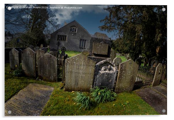 Wordsworths grave Acrylic by Graham Moore