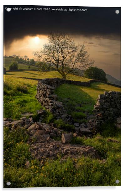 Swaledale Acrylic by Graham Moore