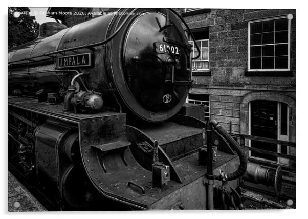 Steam locomotive Acrylic by Graham Moore