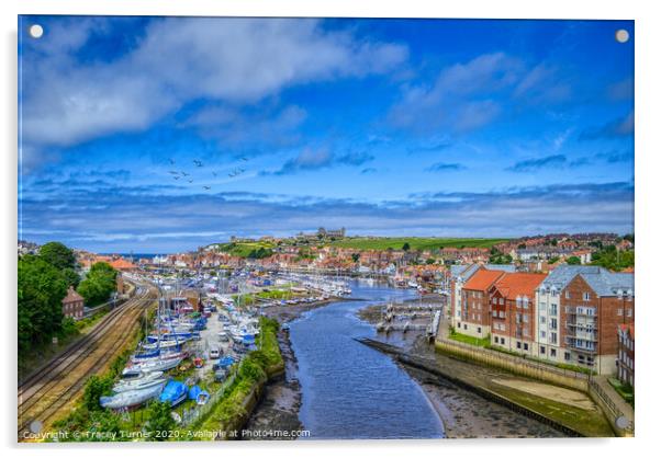 Wonderful Whitby Acrylic by Tracey Turner
