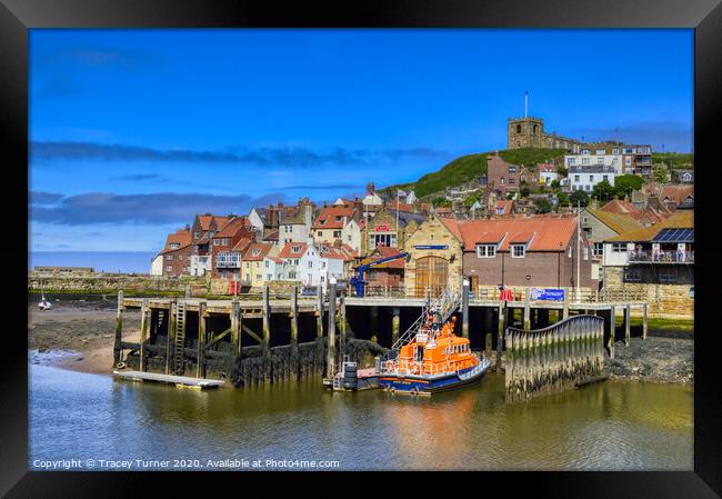 Whitby Lifeboat Station Framed Print by Tracey Turner