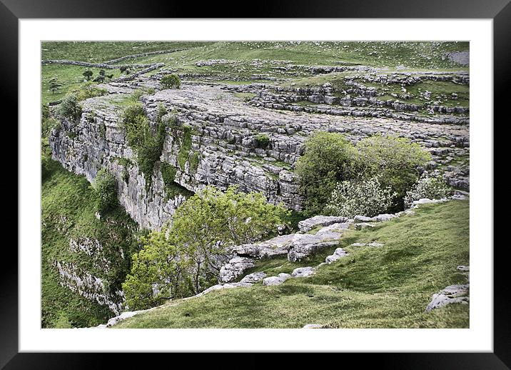 Dalescape ~ Malham Cove Framed Mounted Print by Sandi-Cockayne ADPS