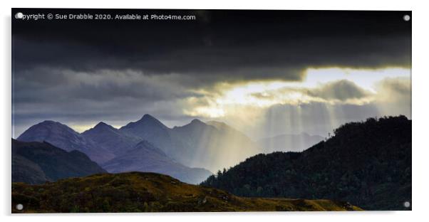 The Five Sister's of Kintail Acrylic by Susan Cosier