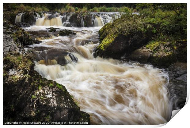 Cenarth Falls, Ceredigion, Wales  Print by Heidi Stewart