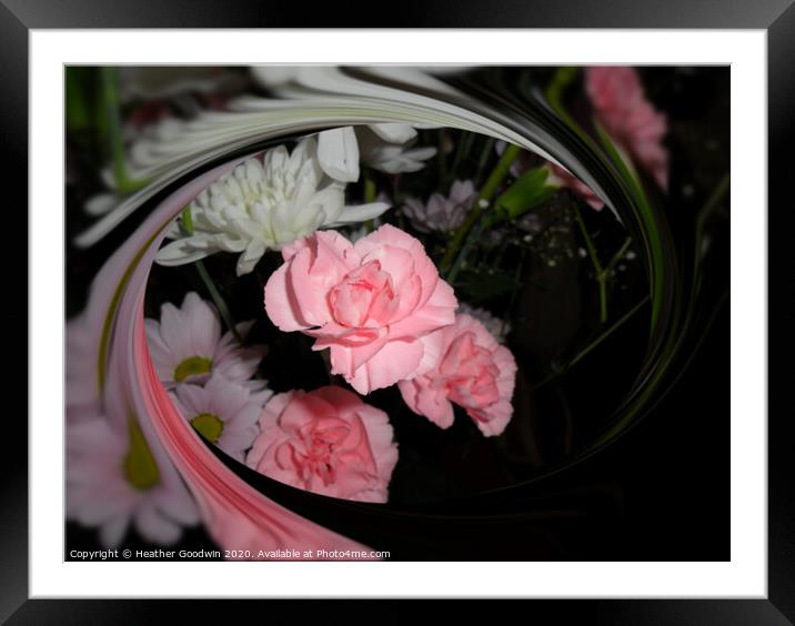 Flowers for a Special Lady Framed Mounted Print by Heather Goodwin