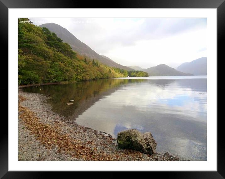 Loweswater Lake District Framed Mounted Print by Sheila Ramsey