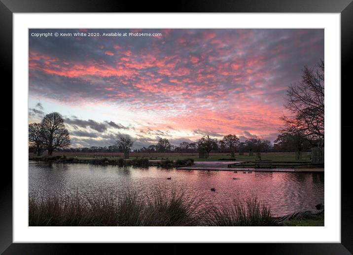 A new dawn Framed Mounted Print by Kevin White