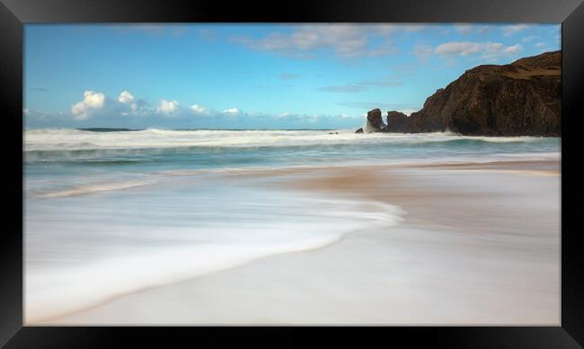Hebrides Shoreline At Dalmore - Isle Of Lewis Oute Framed Print by Phil Durkin DPAGB BPE4