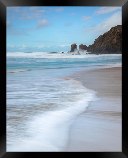 Hebrides Shoreline At Dalmore - Isle Of Lewis Oute Framed Print by Phil Durkin DPAGB BPE4
