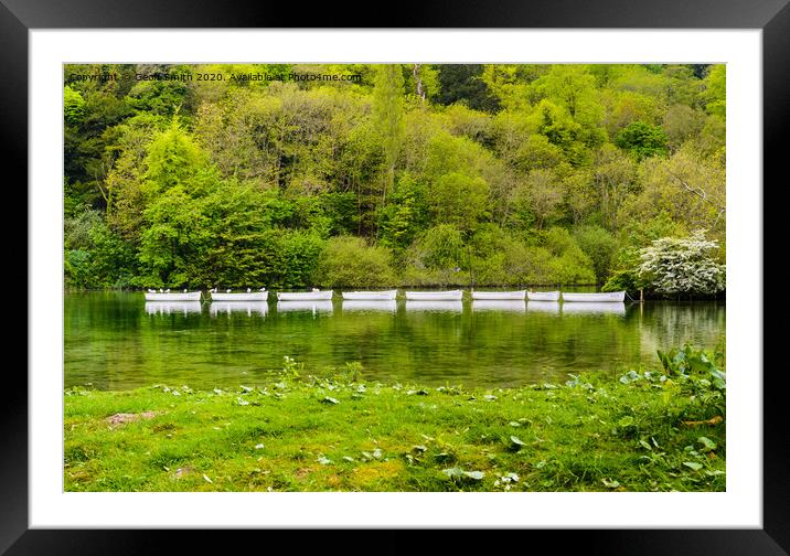 Swanbourne Lake in Arundel Framed Mounted Print by Geoff Smith