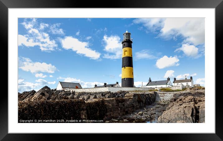 St.John's Lighthouse,Northern Ireland Framed Mounted Print by jim Hamilton