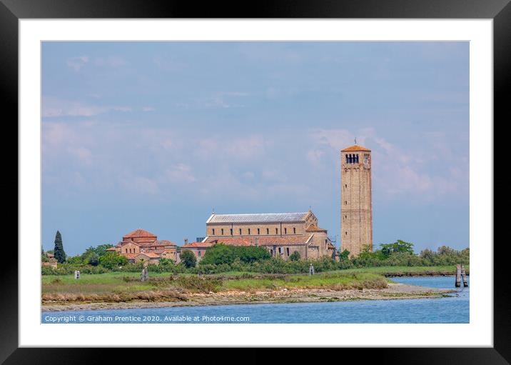 Torcello with the Cathedral of Santa Maria Assunta Framed Mounted Print by Graham Prentice