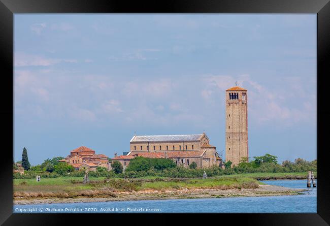 Torcello with the Cathedral of Santa Maria Assunta Framed Print by Graham Prentice