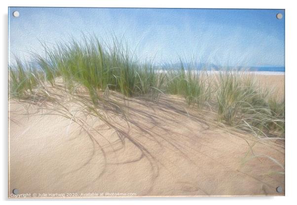 Dune Grass Acrylic by Julie Hartwig