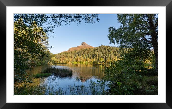 Majestic Summit of Sgorr na Ciche Framed Mounted Print by Alan Tunnicliffe