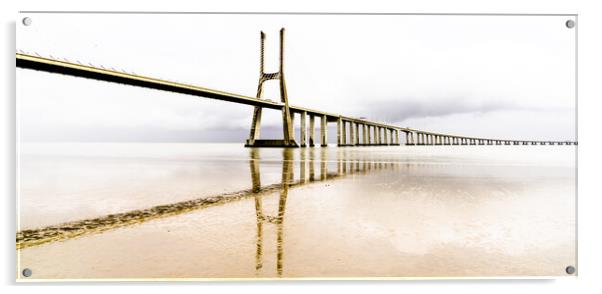 Vasco da Gama Bridge Acrylic by DiFigiano Photography