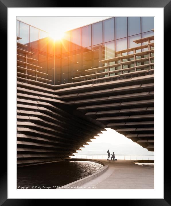 V&A Lovers Dundee Framed Mounted Print by Craig Doogan